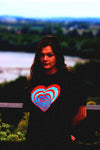 Black “Thermal Hearts” Tee