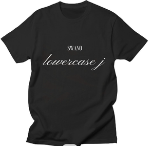 Lowercase j T-Shirt - SwanoDown
